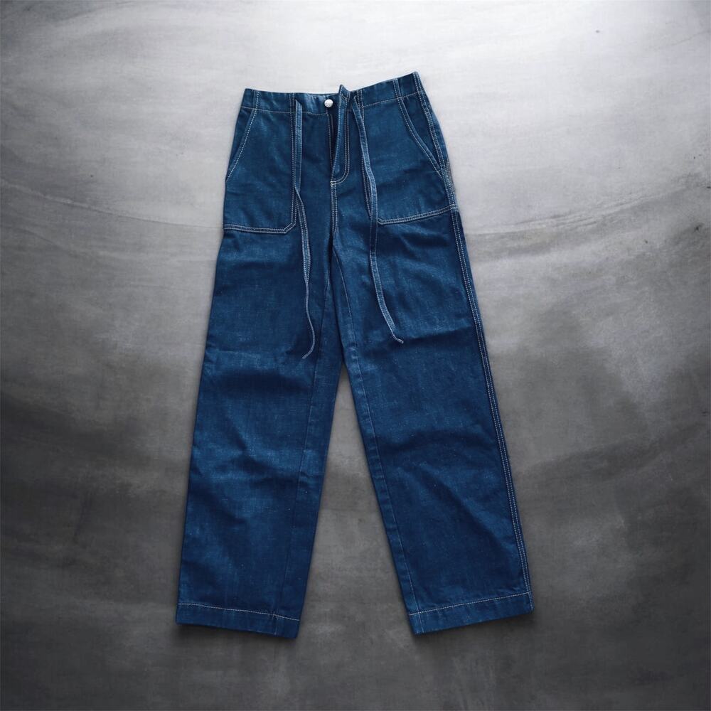 Sz. 26 Tory Burch Wide Legs Carpenter Denim Summer 2022